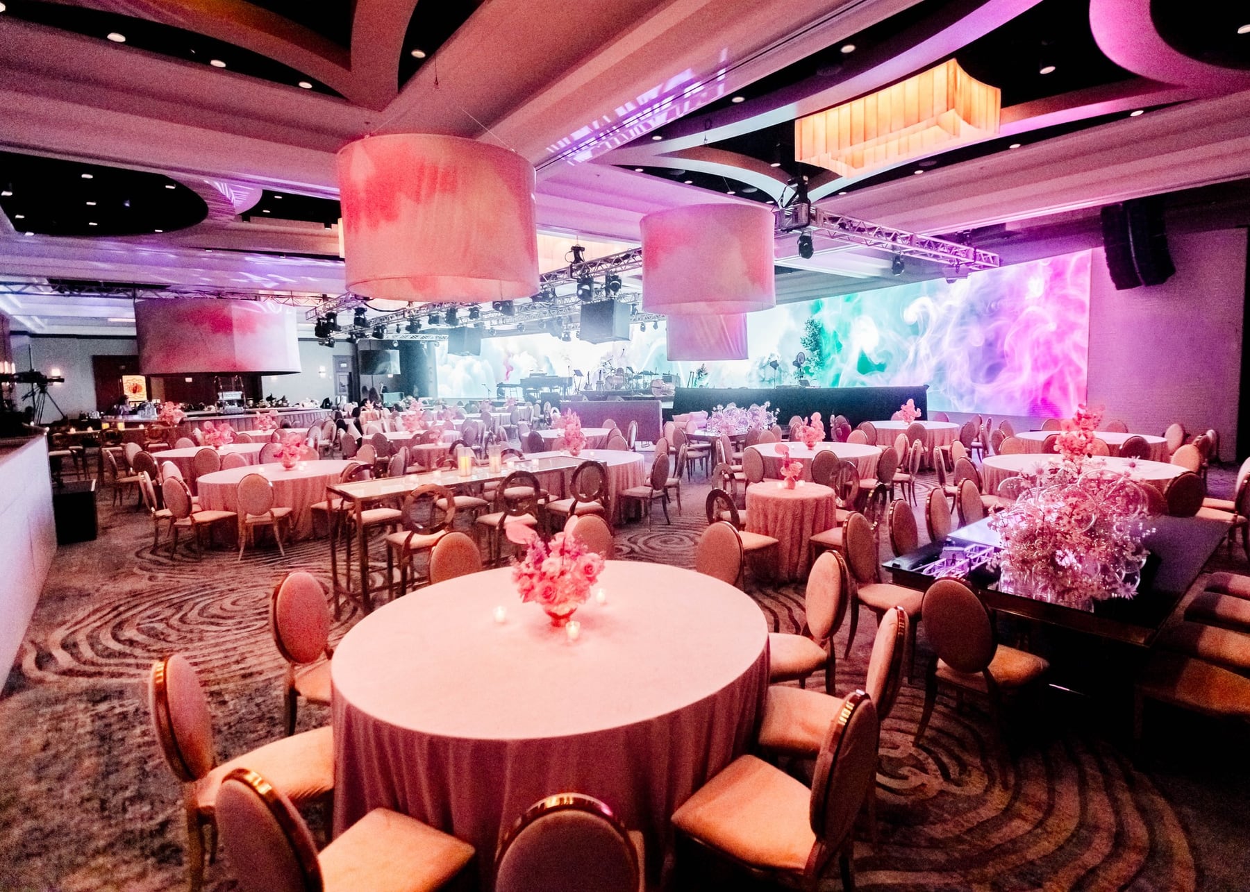 Wicked-inspired corporate event ballroom at The Ritz-Carlton, Amelia Island
