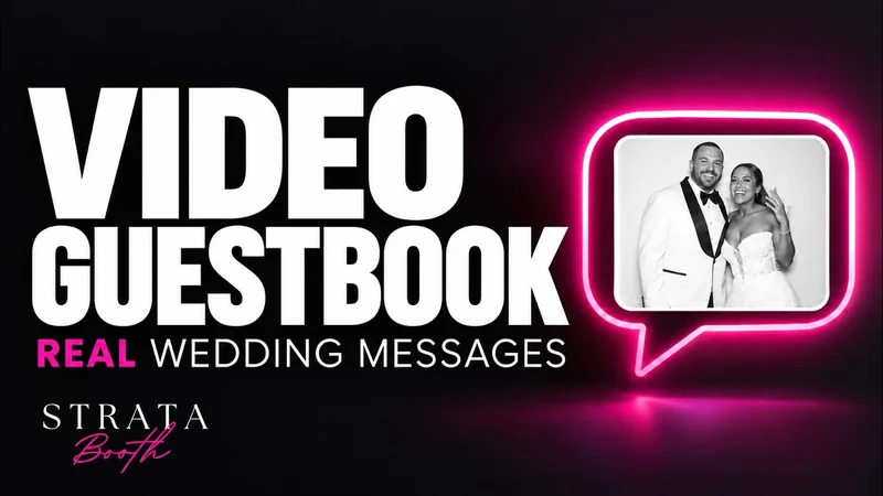 Video guest book recording personal messages at an Orlando wedding